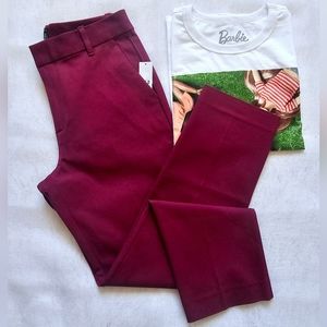 NWT High Rise Stretch Slim Ankle Pants